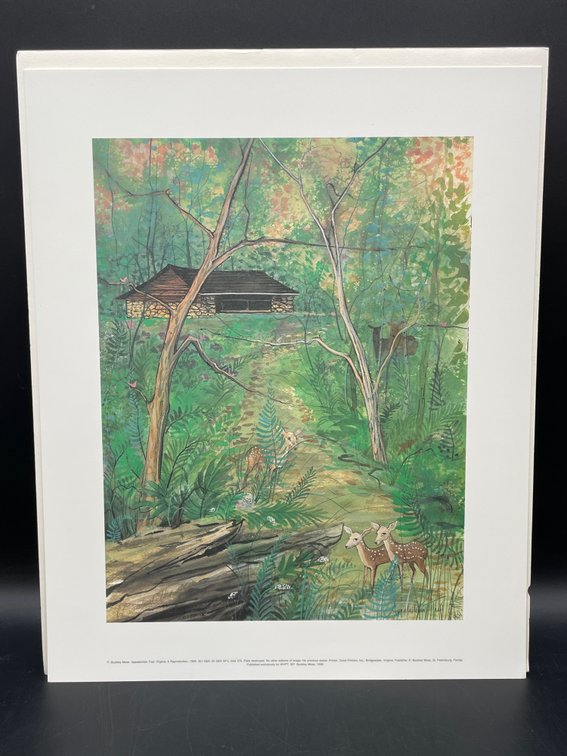 1999 P. Buckley Moss Reproduction Print