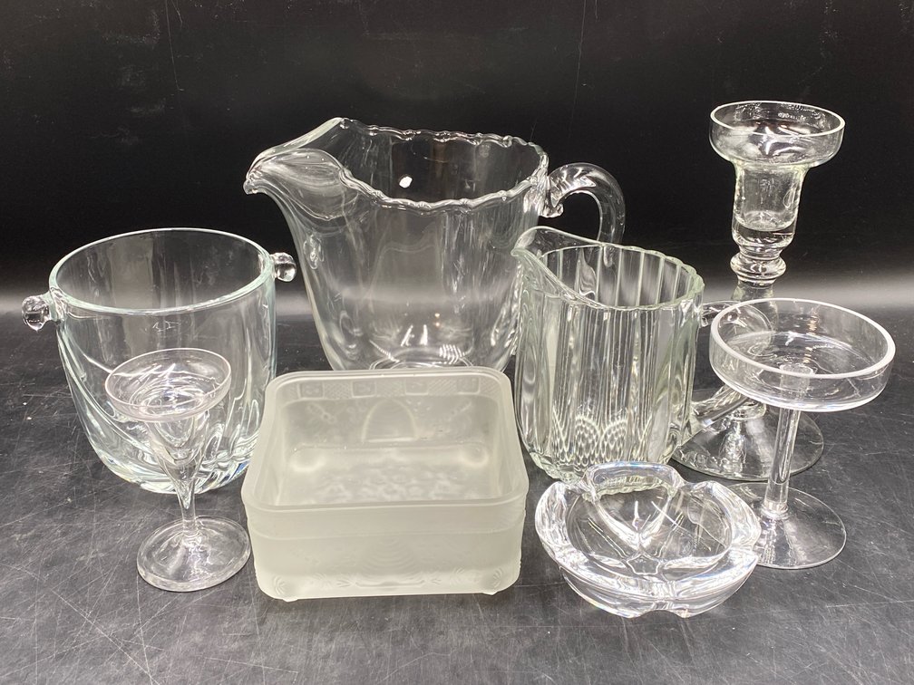 "Bee Box" & Elegant Clear Glass