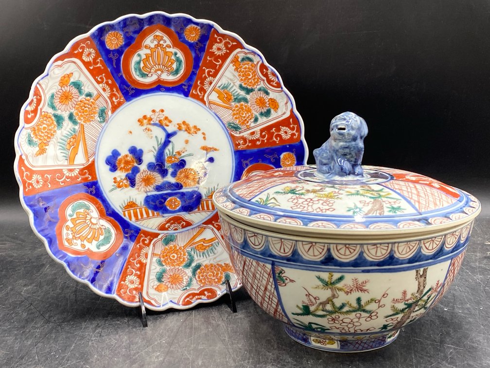 Japanese Imari Porcelain  Bowl & Related