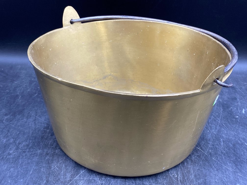 Spun Brass Bucket