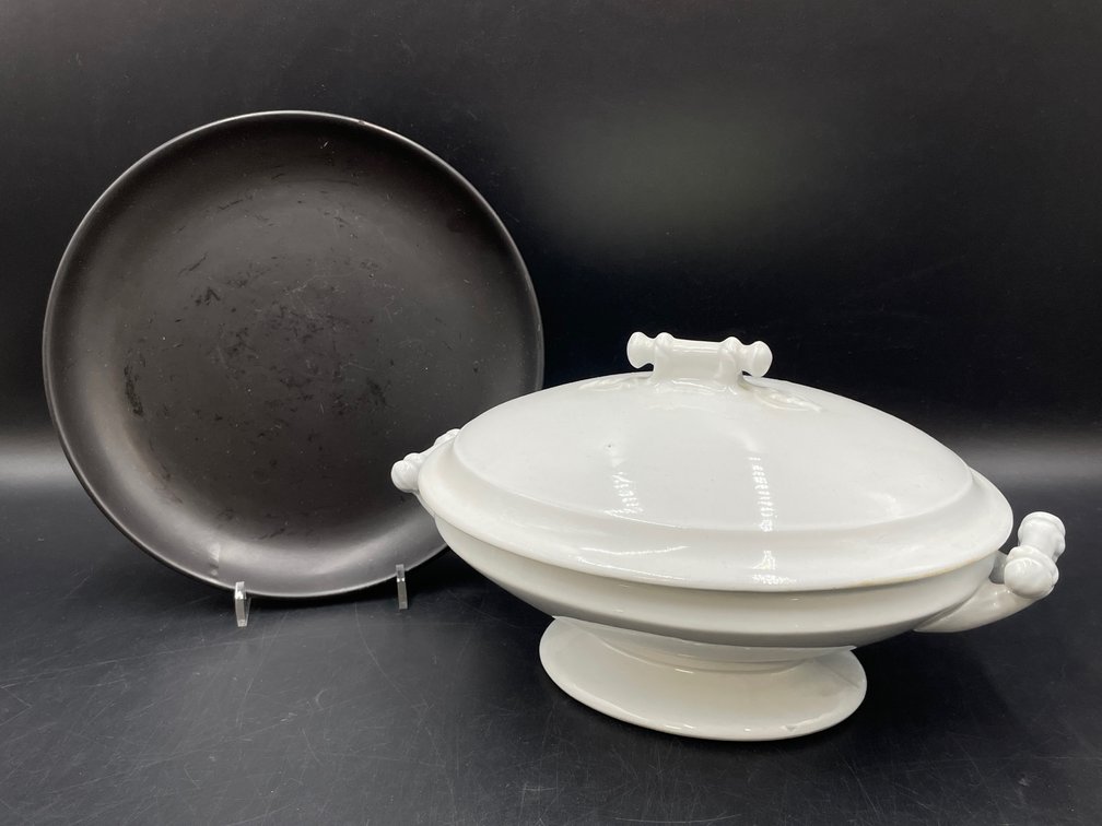 Ironstone Soup Tureen & Other