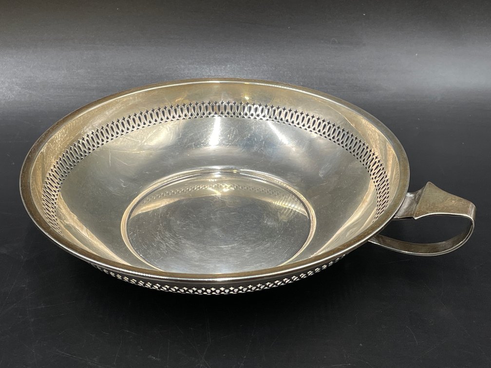 Whiting Sterling Handled Candy Dish