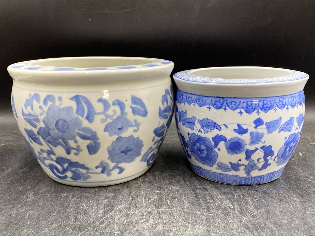 Oriental Blue & White Planters