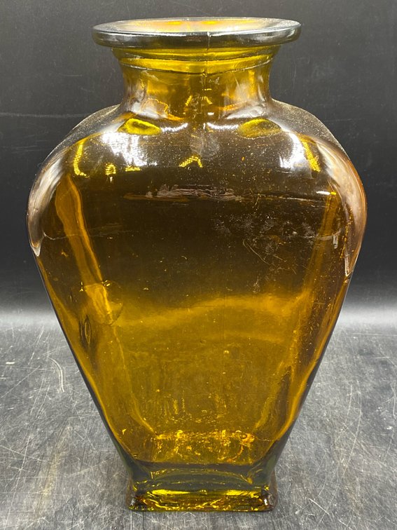 Amber Glass Vase