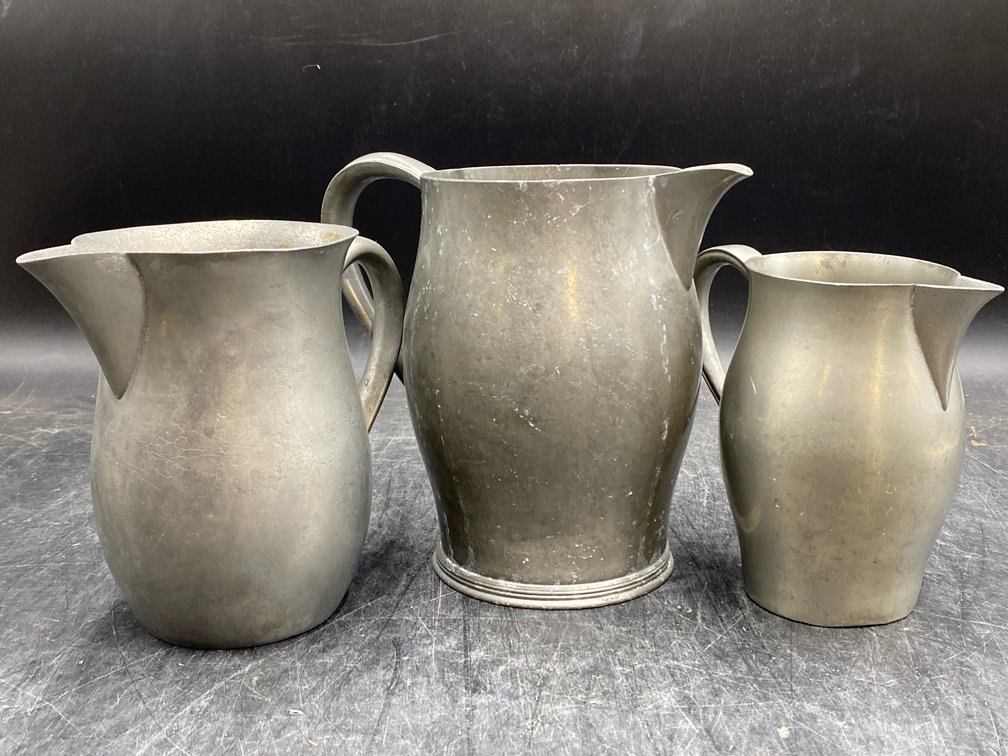 Pewter Tavern Pitchers