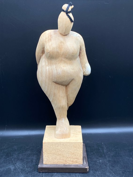 Wooden Carved Figural Sculpture