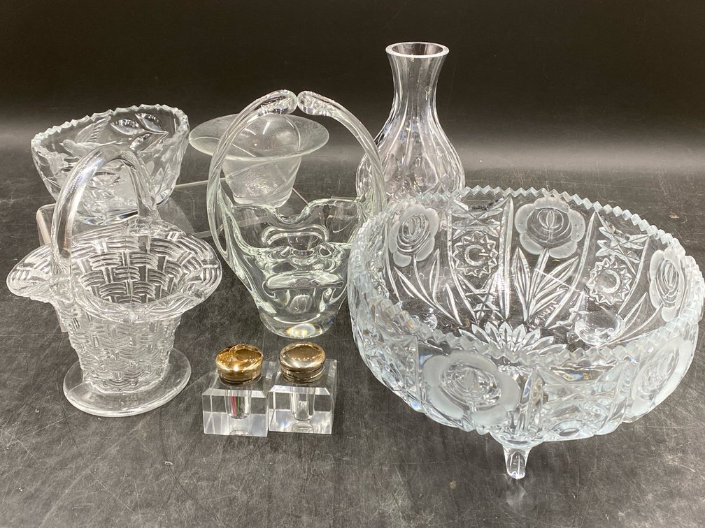 Clear Glass Tabletop Decor