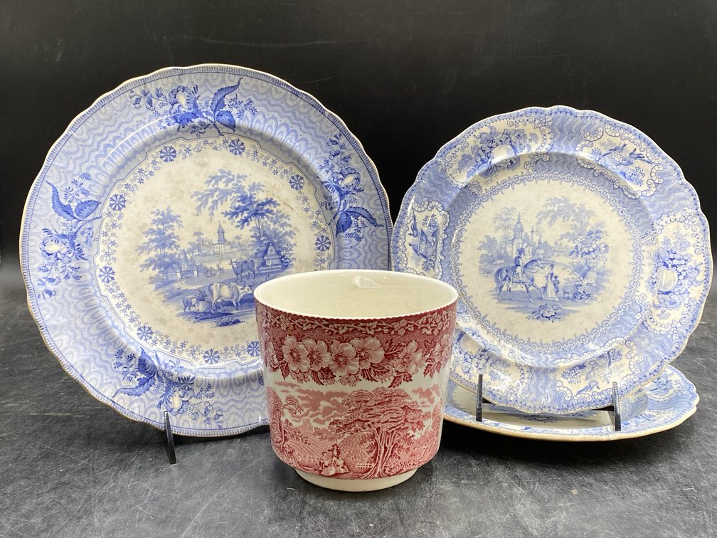 Transferware Decorative Plates & Planter