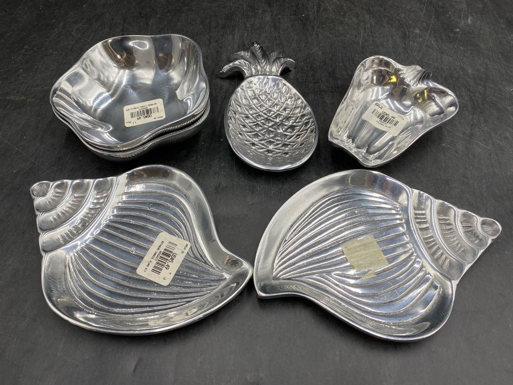 Cast Aluminum Trinket Dishes