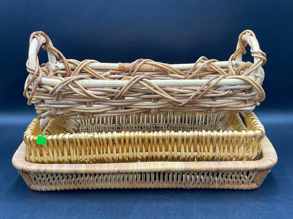 Wicker Basket Trays