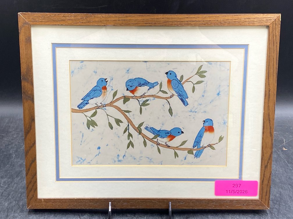 Eastern Bluebird Framed Print