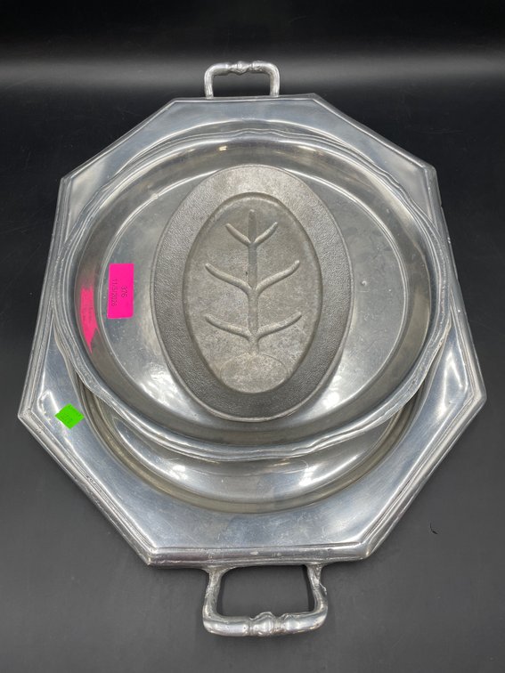 Silver Toned Platters