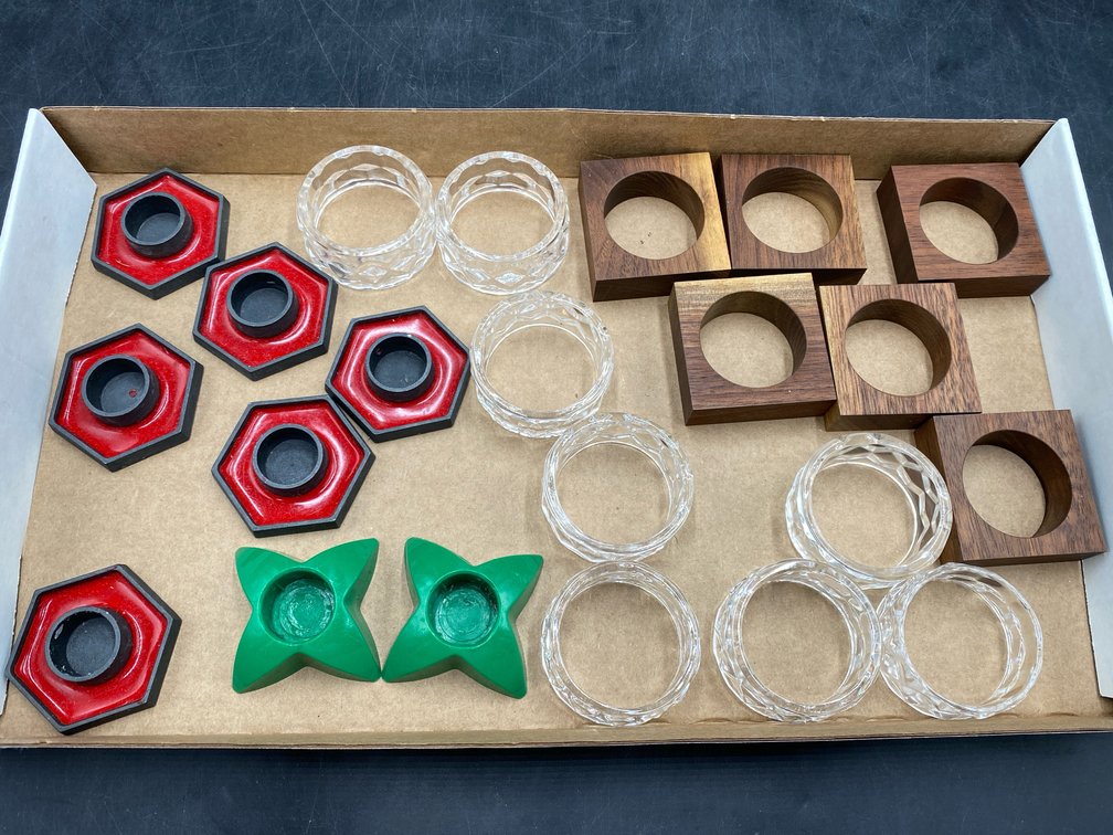 Napkin Rings & Candle Holders