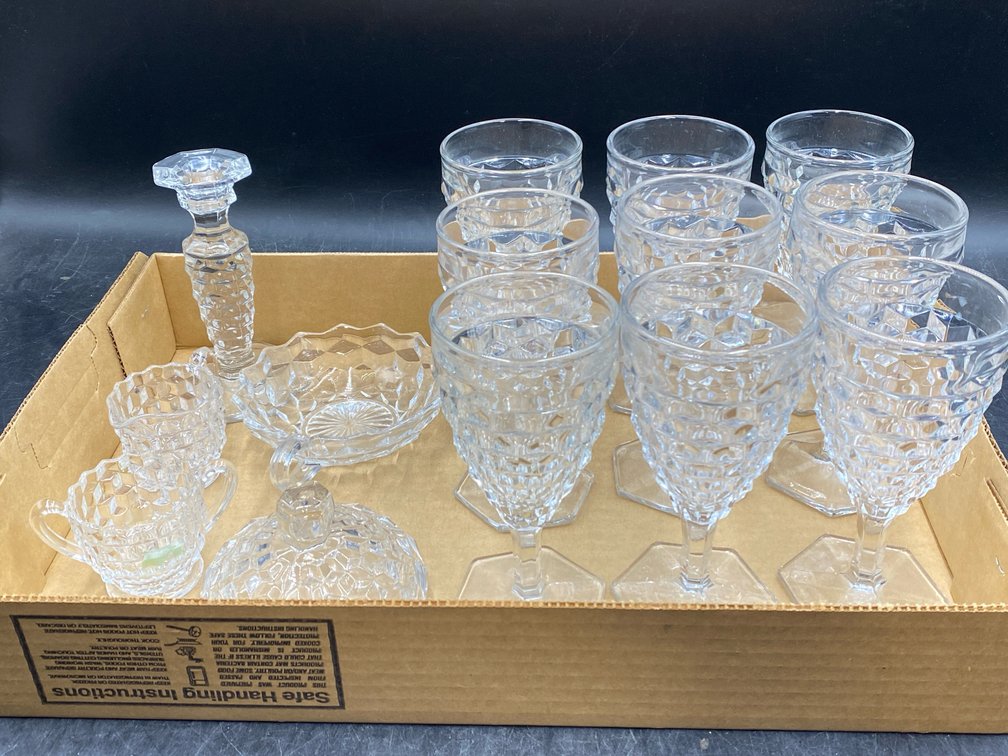 Fostoria American Elegant Crystal Grouping