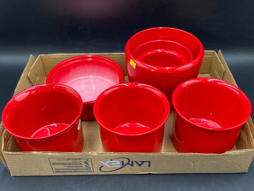 Red Ceramic Hollowwares