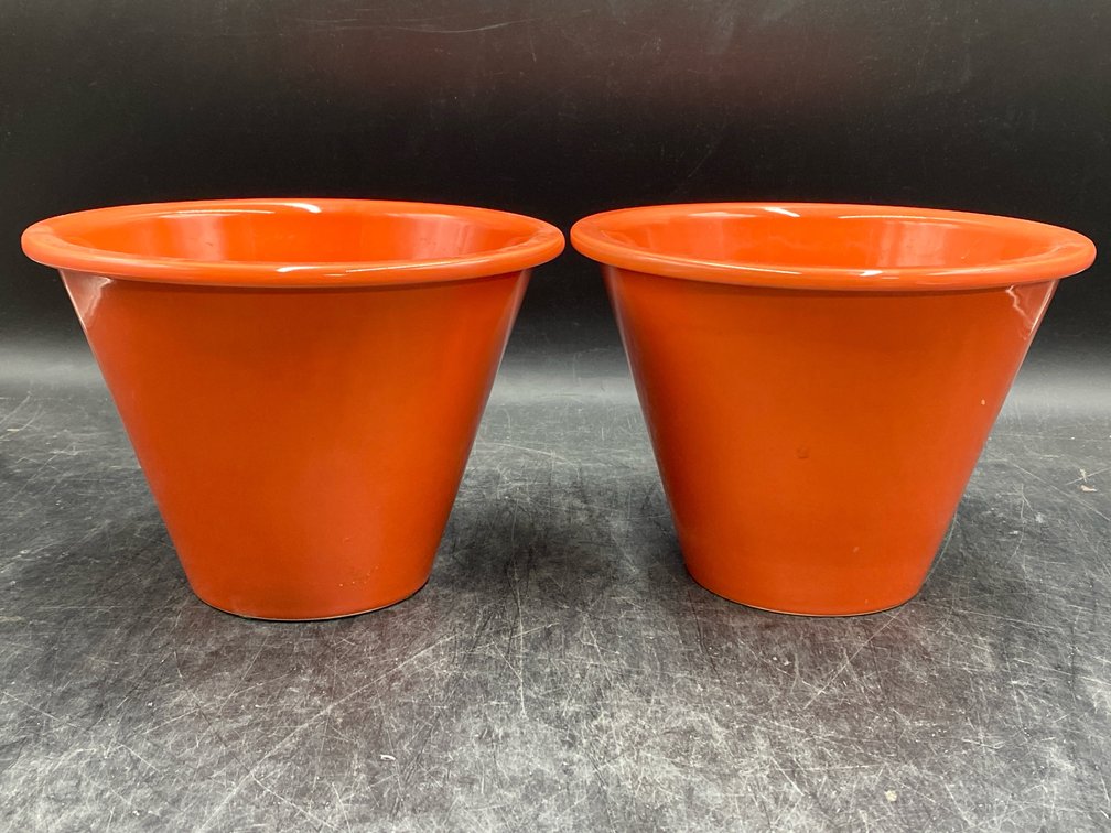 Tapered Ceramic Flower Pots