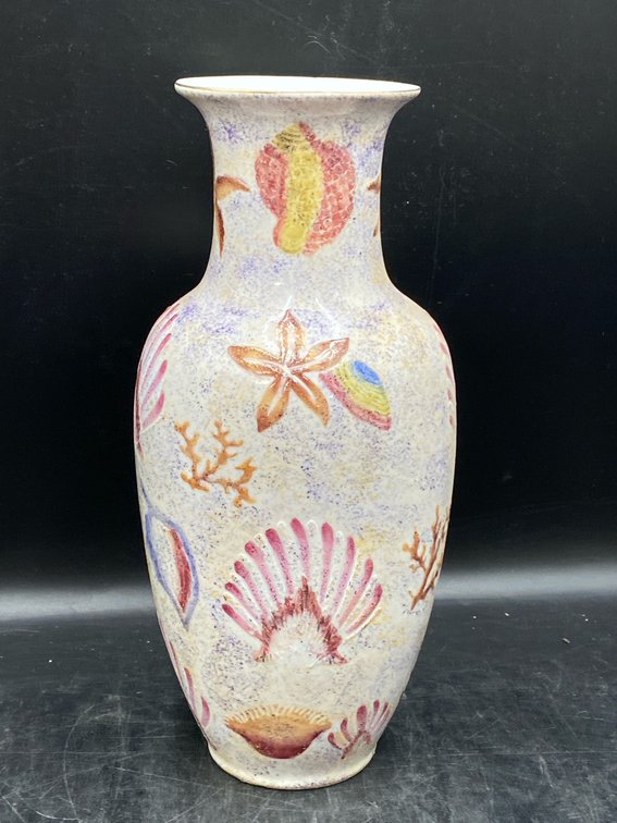 Coastal Hand Painted Vase