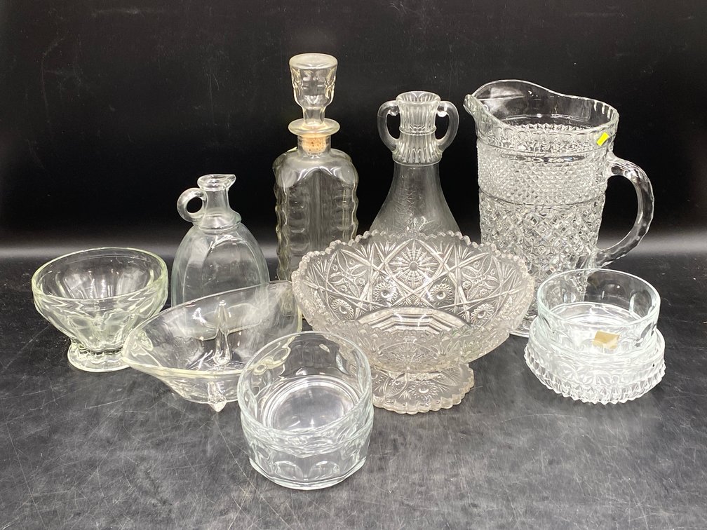 Clear Glass Grouping