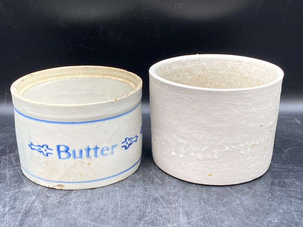 Stoneware Butter Crocks