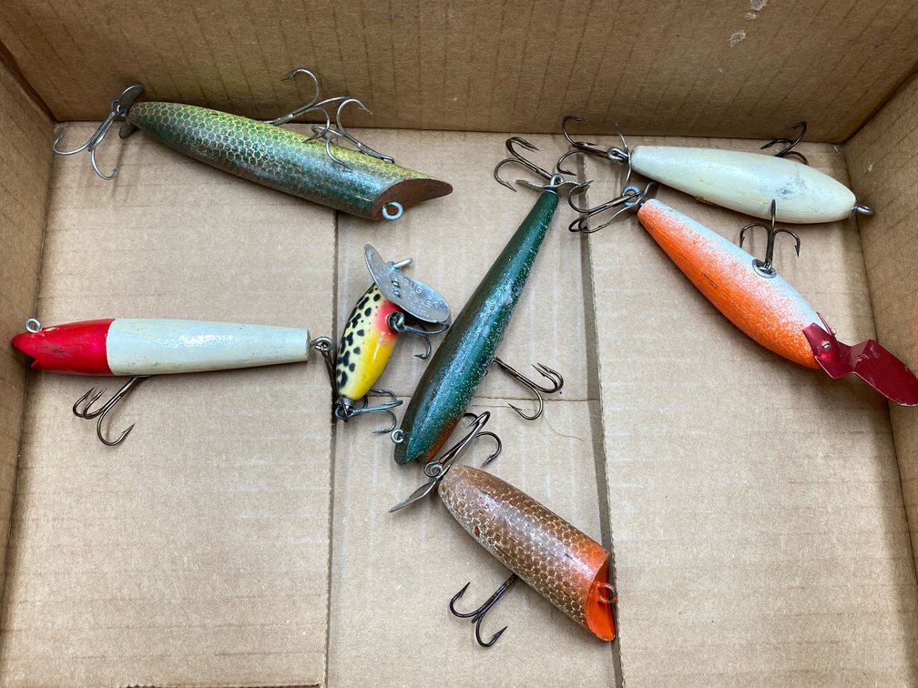 Vintage Wooden Fishing Lures