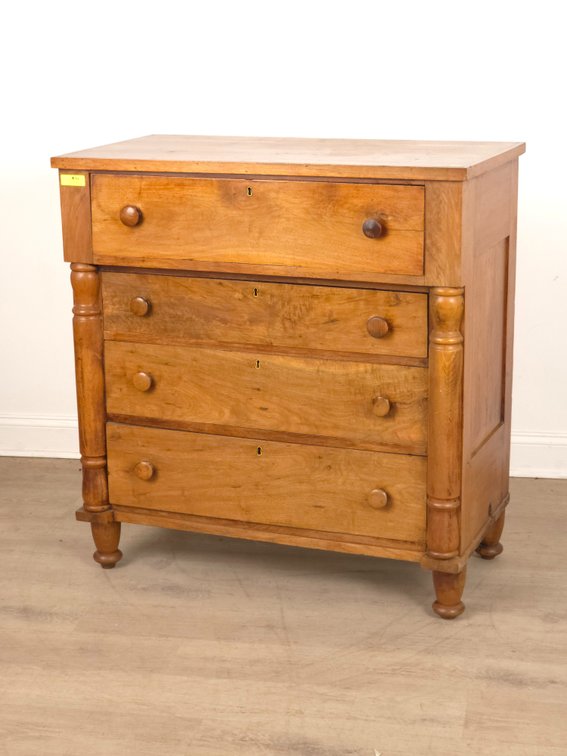 19th c. Empire Style Chest of Drawers