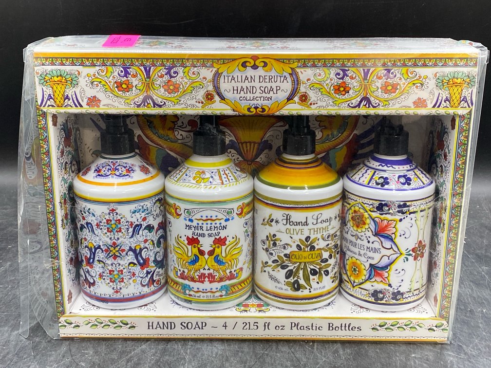 Italian Deruta Hand Soap Collection