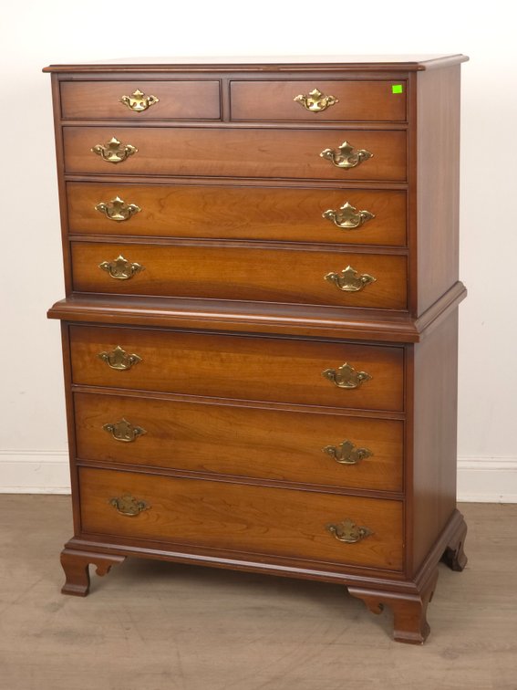 Cherry Chest on Chest Dresser