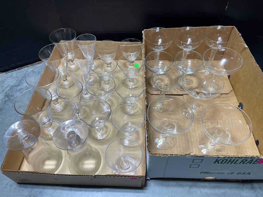 Clear Glass Stemwares