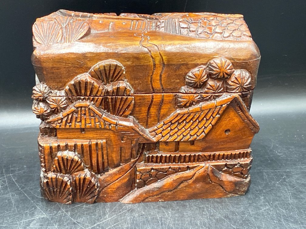 Village Carved Chest