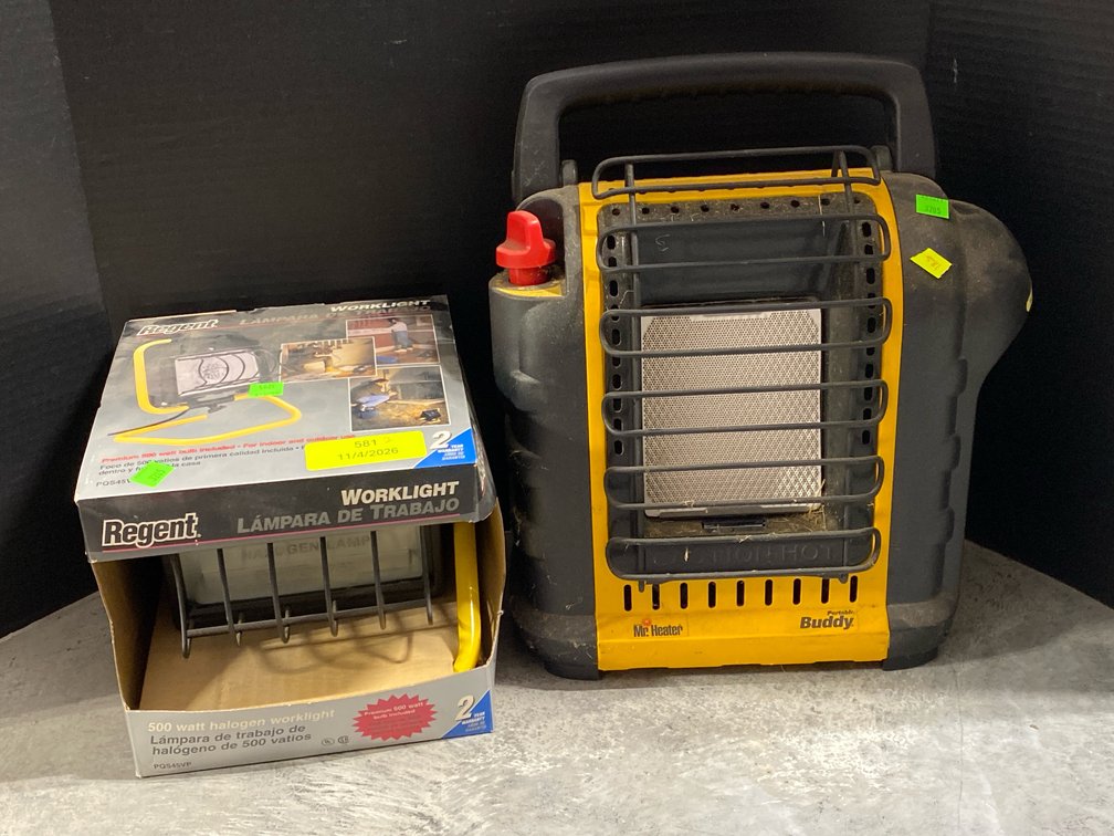 Work Light & Portable Heater