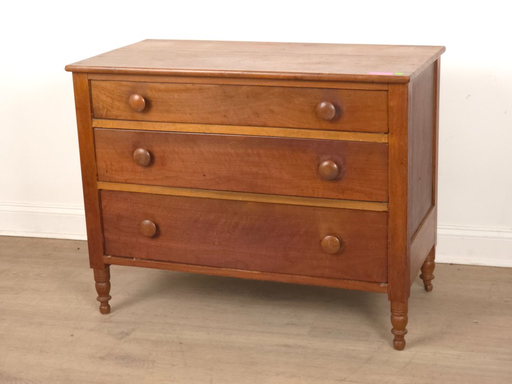 19th c. Cherry Chest of Drawers