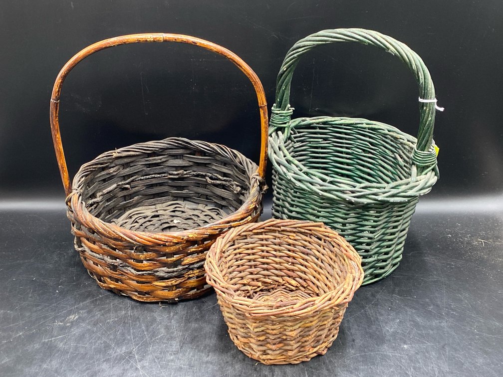 Woven Basket Trio