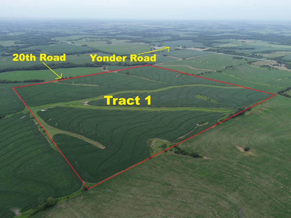 157 +/- Acres Marshall Co. KS Land Auction - Tract 1