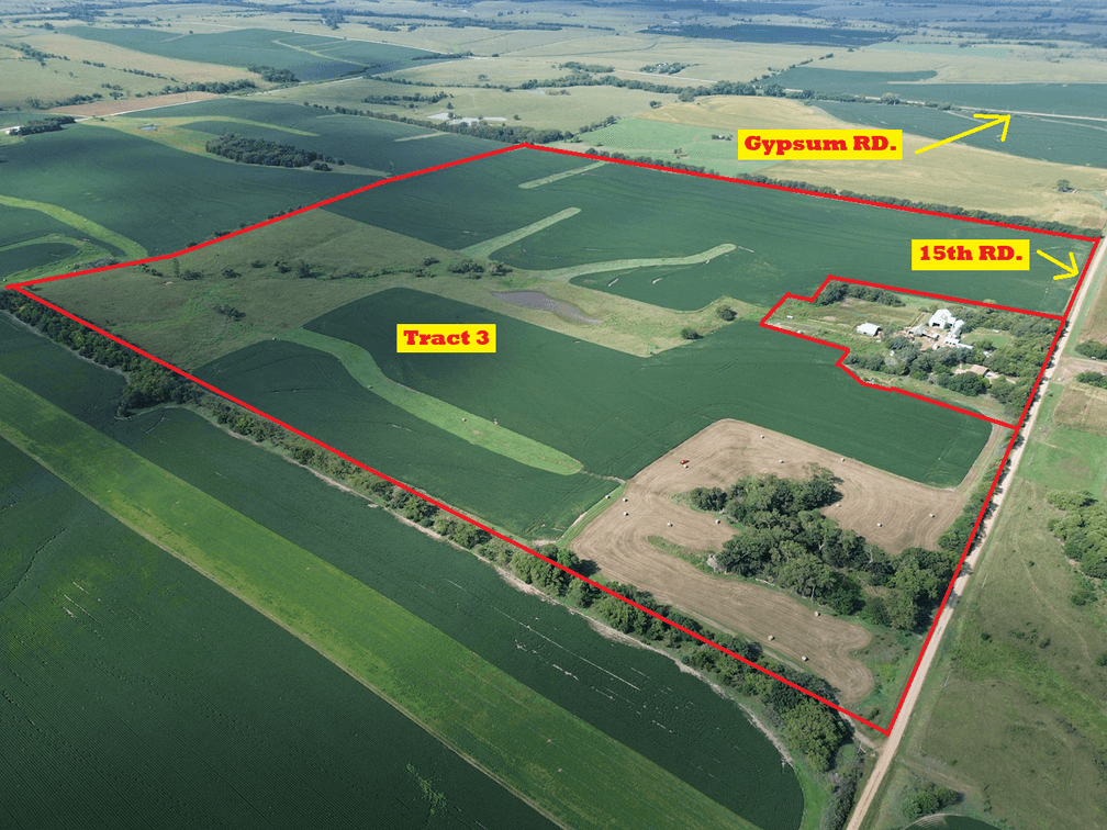 151 +/- Acres Washington  Co. KS Land Auction - Tract 3