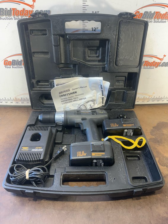 Craftsman Industrial 18.0V 1/2 In. Cordless Drill-Driver Kit 973.271990