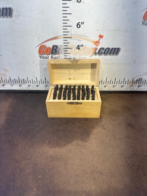 Pittsburgh Approx. 36-Piece Steel Letter and Number Stamp Punch Set