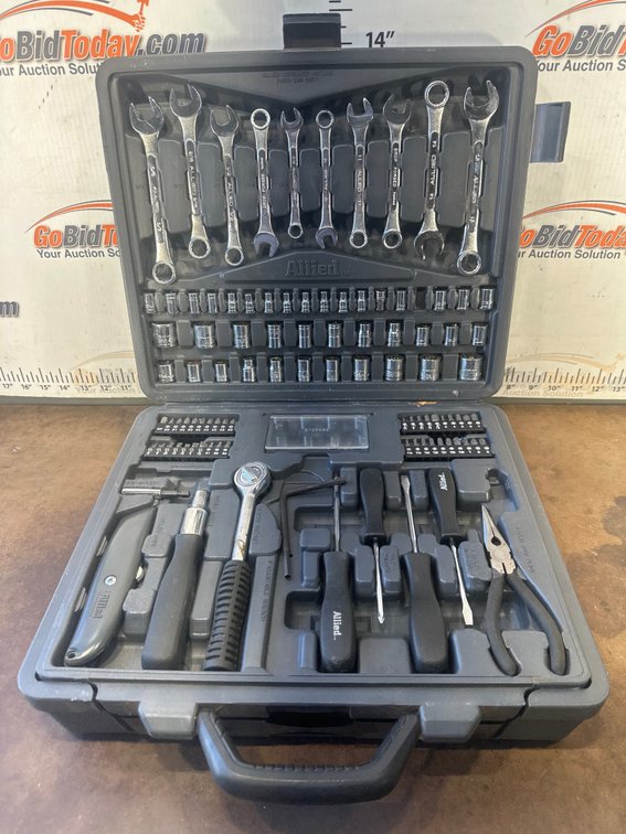 Allied Mechanic's Tool Set with Blow-Molded Case