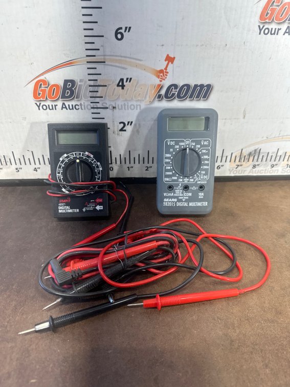 Digital Multimeters with Test Leads