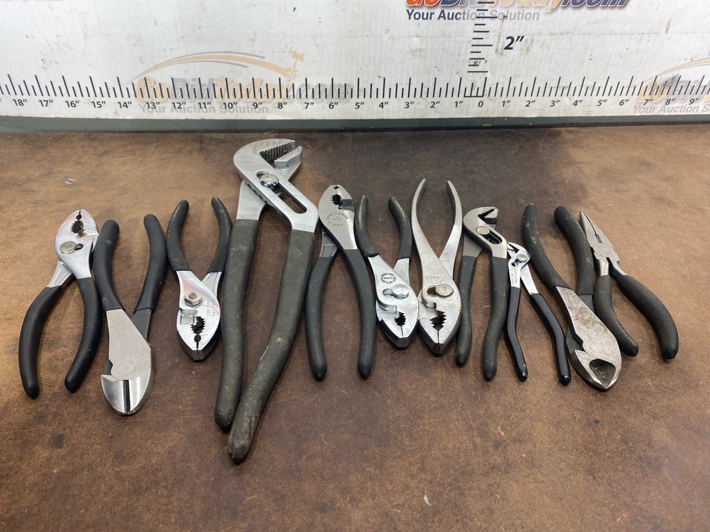 Pliers, Diagonal Cutters, and Hand Tools - Approx. 11 Pieces