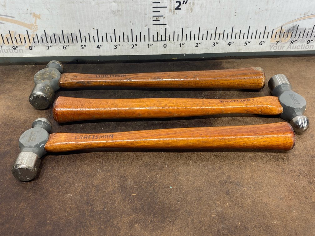 Craftsman Ball-Peen Hammers, Approx. 3 Pieces