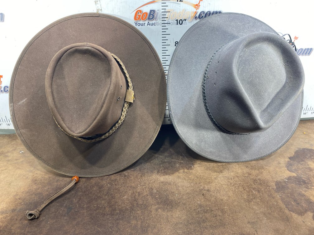 Approx. 2 Wide-Brim Hats