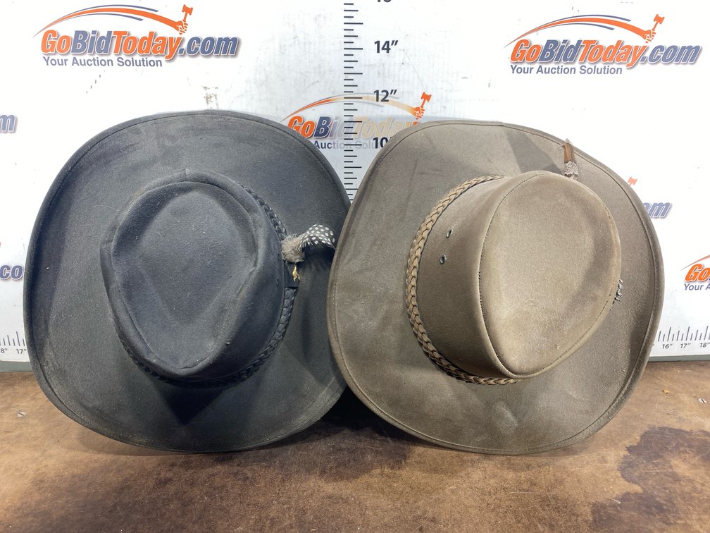 Approx. 2 Outback Style Wide-Brim Bush Hats