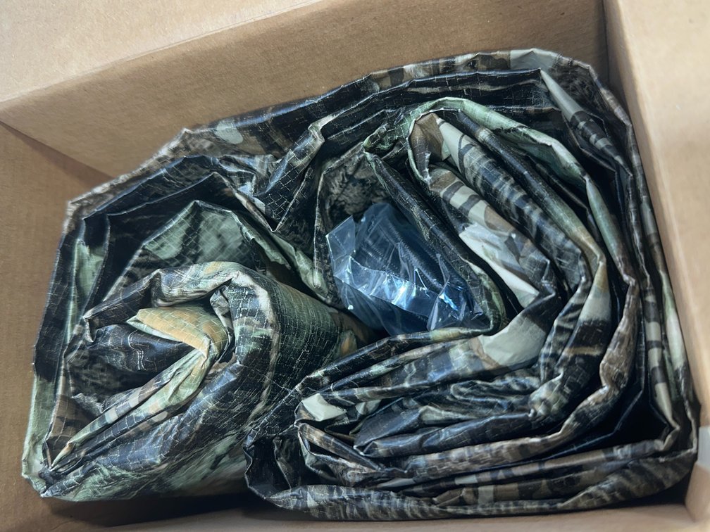 Portable 3-Drawer Toolbox and Camouflage Tarp