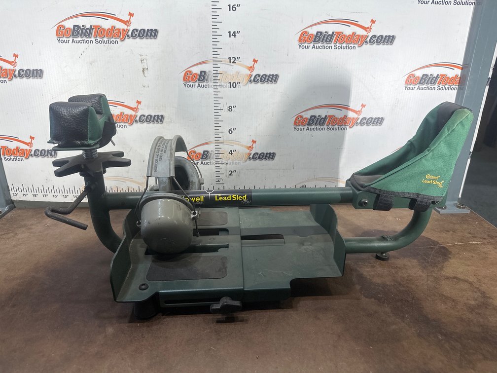 Lead Sled Plus Shooting Rest and Hearing Protectors