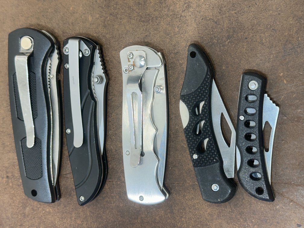 Group of Approx. 5 Folding Pocket Knives