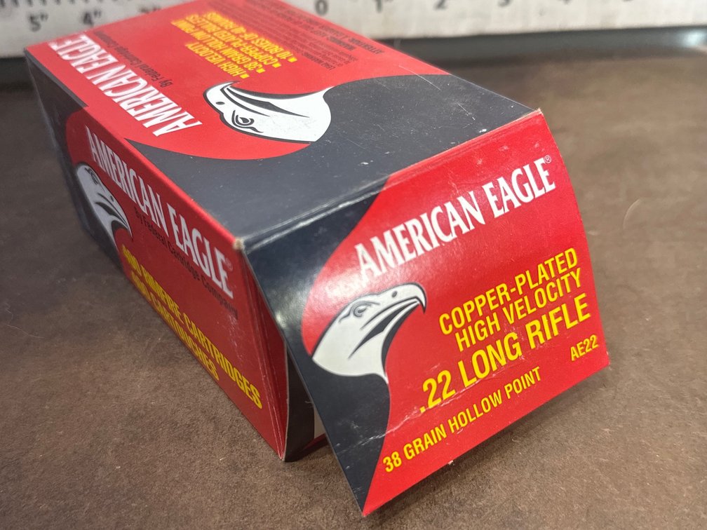 American Eagle .22 Long Rifle 38 Grain HP Rimfire Ammunition