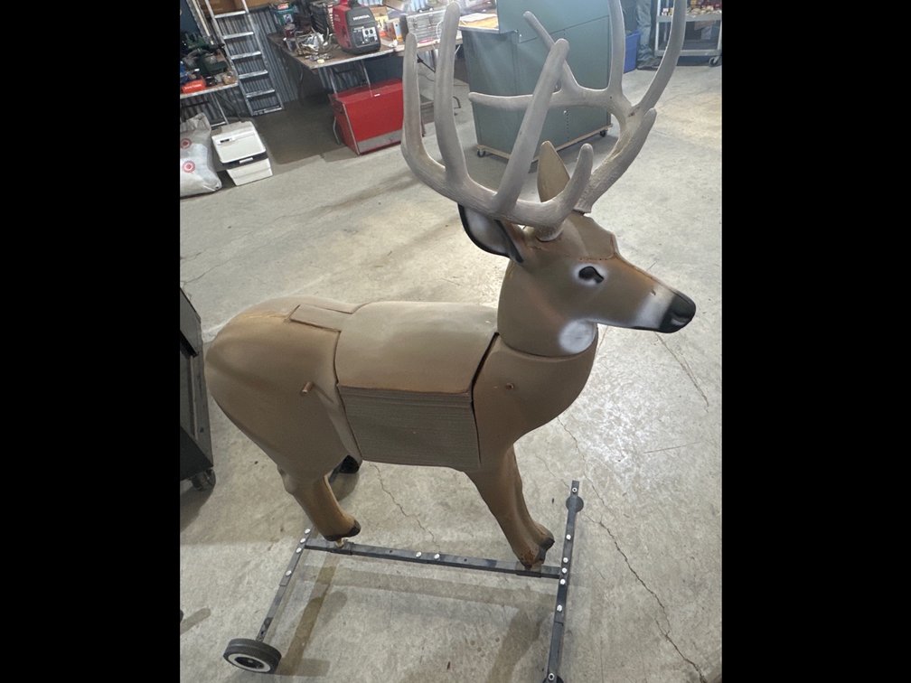 GlenDel 3D Buck Archery Target with Wheeled Stand