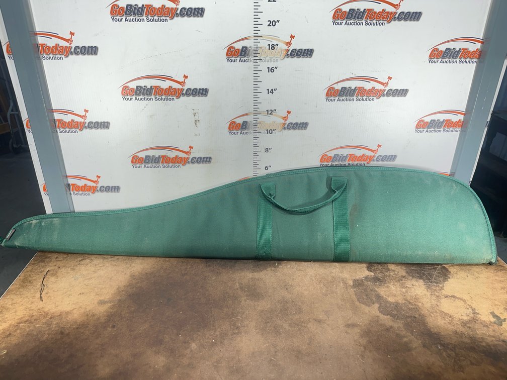 Green Fabric Padded Soft Long Gun Case