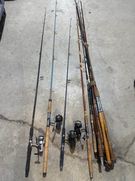 Fishing Rods, Blanks, and Spinning Reels