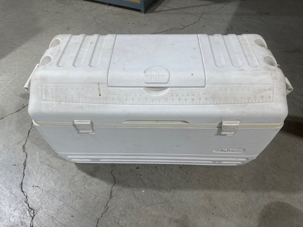 Igloo White Molded Plastic Hard Ice Chest Cooler
